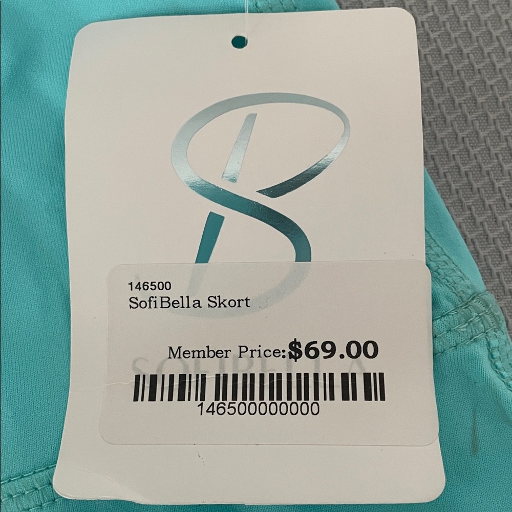 New Sofibella Aqua Tennis/Golf Skort Size Large - Picture 3 of 8